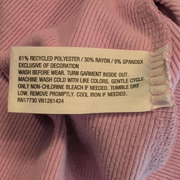 Art Class Girl's Sz XL 14 Cap Short Sleeve Square Neck Ribbed Dress Pink Barbie - Picture 9 of 10